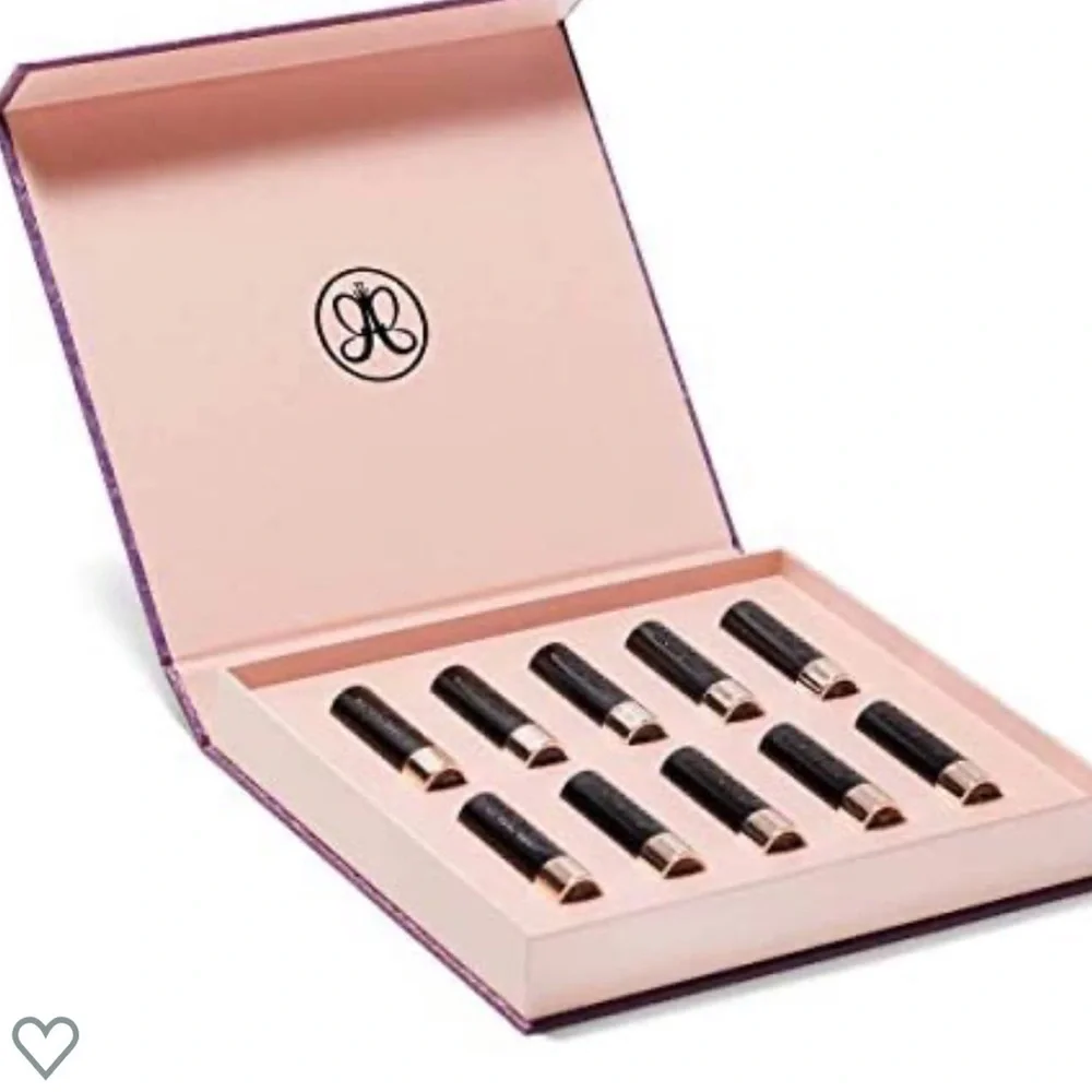 ANASTASIA BEVERLY HILLS 10p Mini Matte Lipstick Set $75 NIB